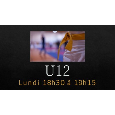 U12 / Lundi 18h30 à 19h15 (Aut. 2020)